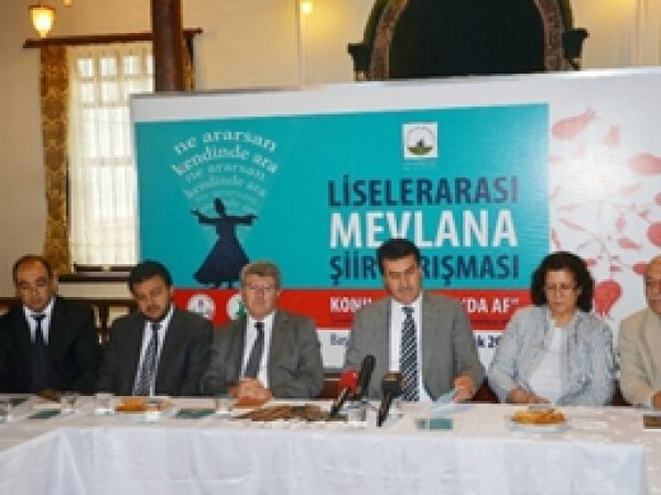 Liselerarası Mevlana Şiir Yarışması Düzenleniyor