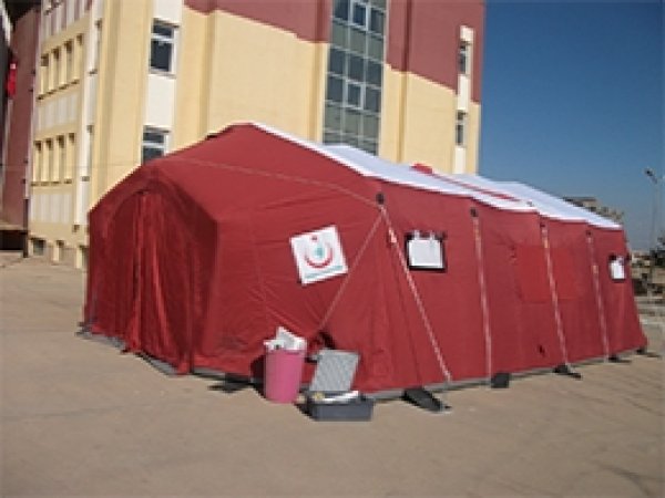 Ceylanpınar'a Sahra Hastanesi Kuruldu