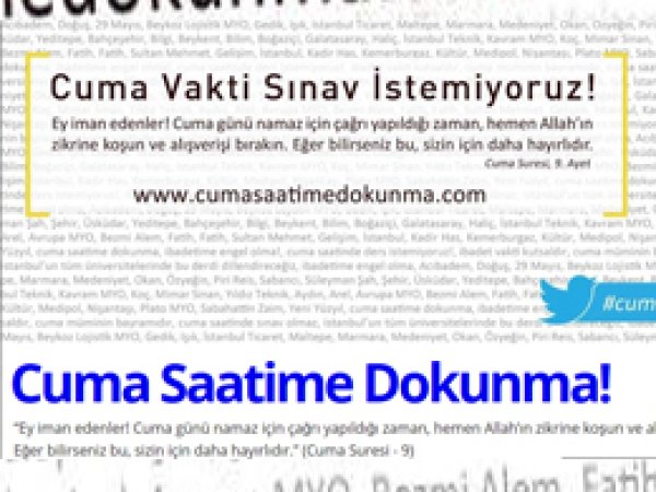 Cuma Saatime Dokunma