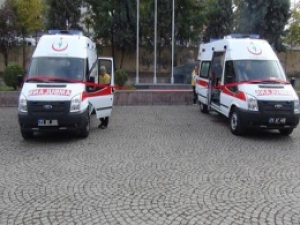 Batman'da Ambulans Teslim Töreni Yapıldı 