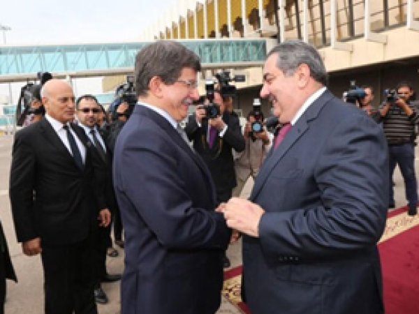 Bakan Ahmet Davutoğlu Irak'ta
