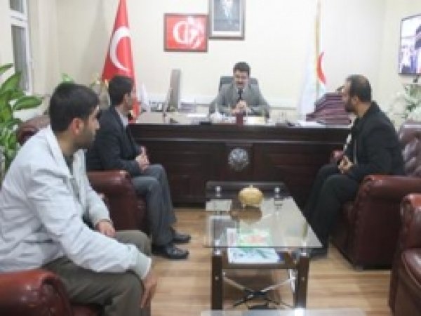 Basın Mensuplarından İl Sağlık Müdürüne Ziyaret 