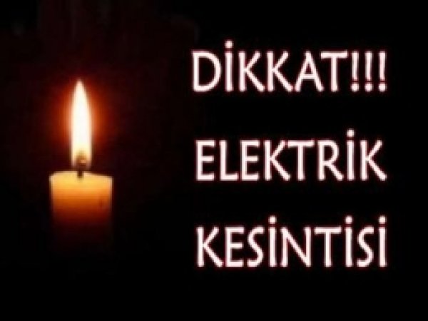 Batman'da Elektrik Kesintisi  
