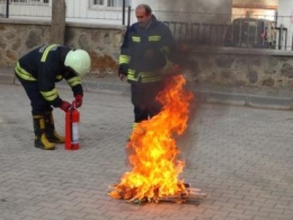 Bingöl'de Yangın Tatbikatı Yapıldı 