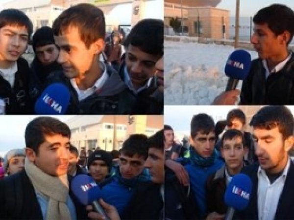 İmam Hatip'e Gitmek için Soğukta 6 km Yürüyorlar