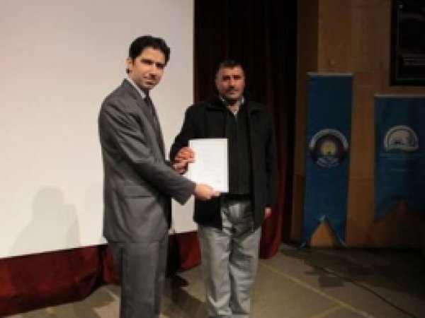 Eğitimini Tamamlayan Çiftçilere Sertifikaları Verildi  