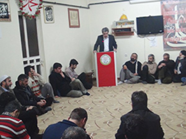 Hayrın Yolcuları Derneği Mustazafları Andı