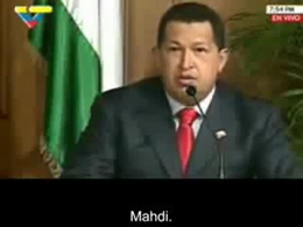 Chavez, İmam Mehdi'nin Gelmesi için Dua Etmiş