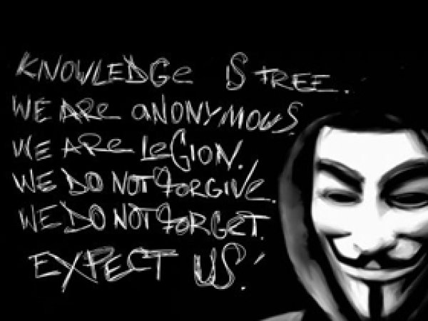 Anonymous Mossad'a ait  Siteleri Çökertti