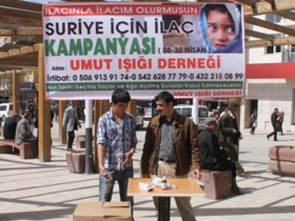 Umut Işığı'ndan Suriyelilere İlaç Kampanyası