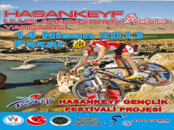 Hasankeyf'te Uluslararası Dağ Bisikleti Yarışması
