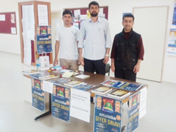 Erciyes Üniversitesinde Siyer Sınavı Standı