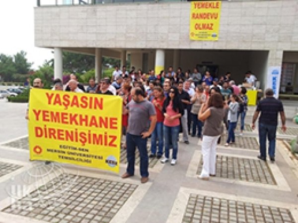 Mersin Üniversitesinde Yemek Boykotu