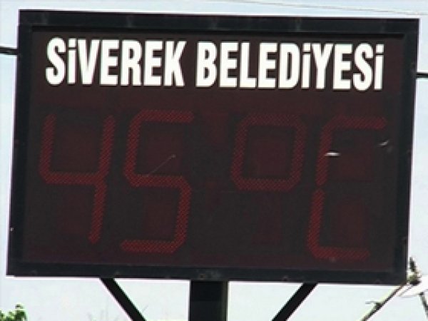 Siverek'te Çöl Sıcakları Erken Başladı