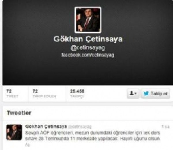 Yök Başkanı'ndan AÖF Öğrencilerine Müjde