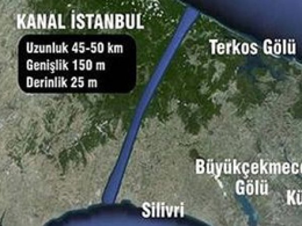 'Kanal İstanbul'un Güzergahı Netleşti
