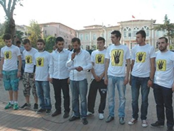 Tekirdağ'da Mısır Protestosu