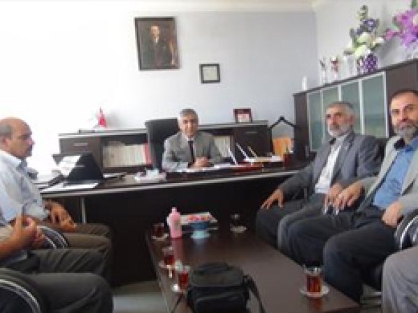 Hür Dava Partisi'nden Yeni Müftüye Ziyaret