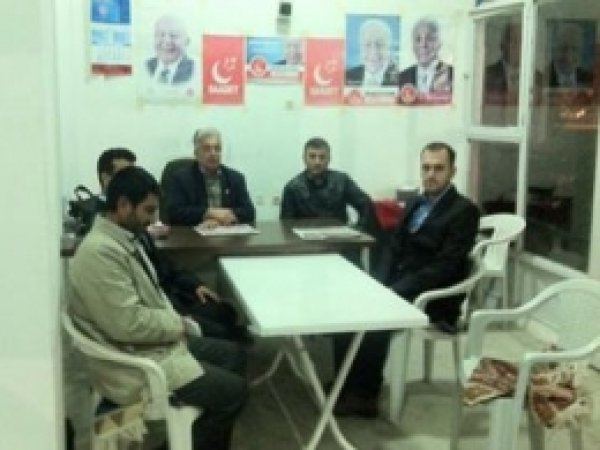 Kumluca Hüda Par İlçe Teşkilatından SP'ye Ziyaret 