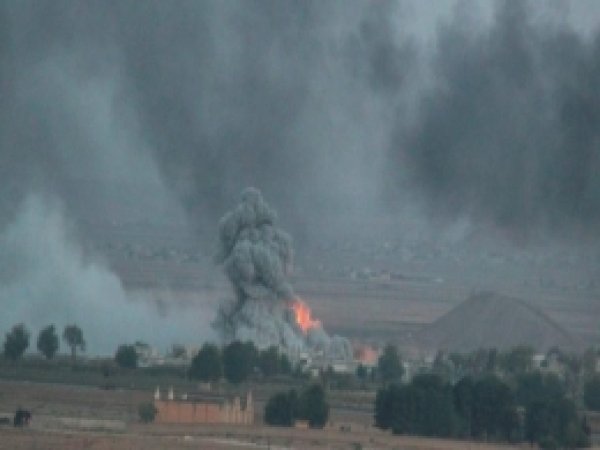 Koalisyon Uçakları IŞİD Mevzisini Bombaladı 