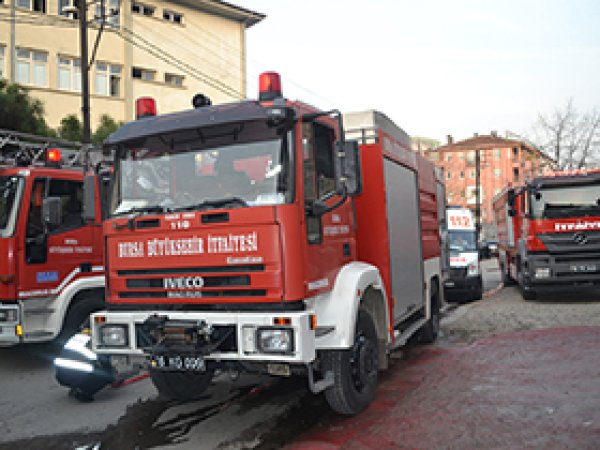 Bursa'da Yangın Paniği 