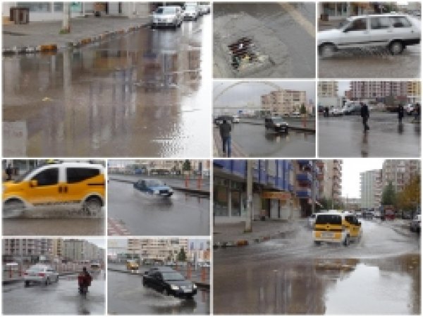 Diyarbakır'da Sağanak Yağmur Devam Ediyor 