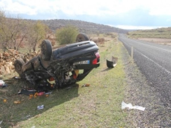 Midyat' Ta Trafik Kazası: 5 Yaralı 