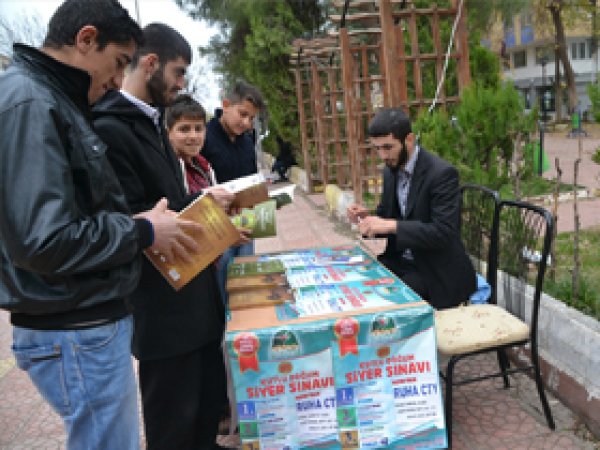 Viranşehir'de siyer sınavı standı açıldı