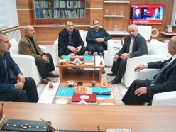 HÜDA PAR'dan Rektör Uluçam'a ziyaret