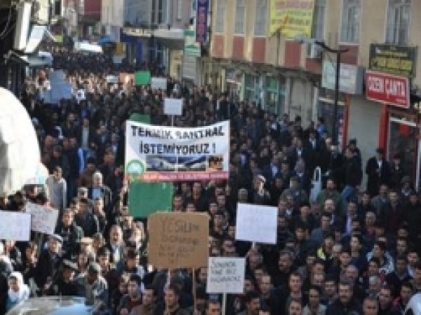 Şırnak Halkı, 'Termik Santrale Hayır' Dedi 