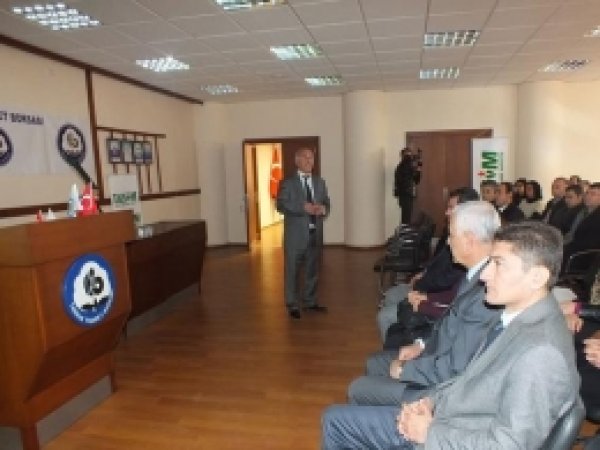 Tarsus'ta Tarımsal Sigorta Eğitimi Verildi 