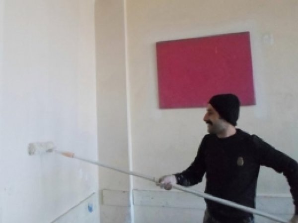 Batman'daki Okullar Yarıyıl Tatilinde Boyandı 