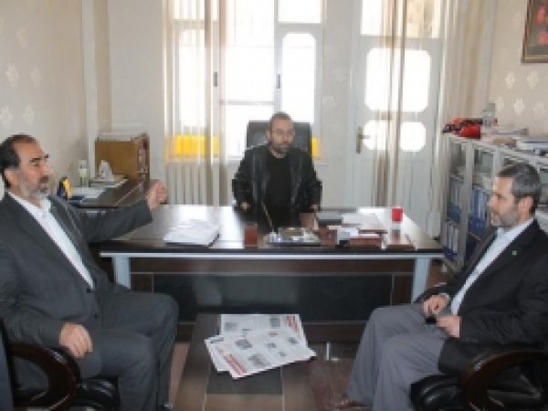 HÜDA PAR Bismil'de Yerel Basını Ziyaret Etti 