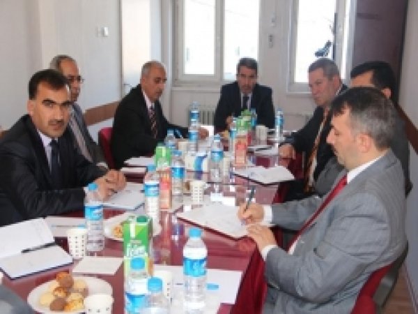 Bingöl'de Eğitim Öğretim Değerlendirme Toplantısı 