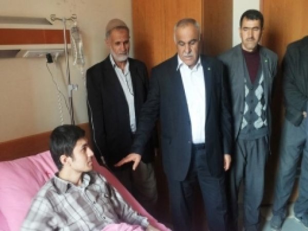 Saldırıya Uğrayan HÜDA PAR'lılara Geçmiş Olsun Ziyareti 