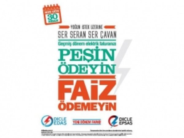 Dicle Elektrik'ten Faiz Affı 