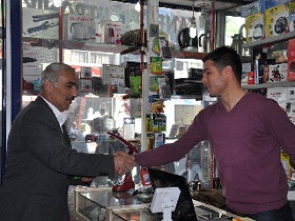 HÜDA PAR Heyetine Şırnak Esnafından Sıcak  İlgi 
