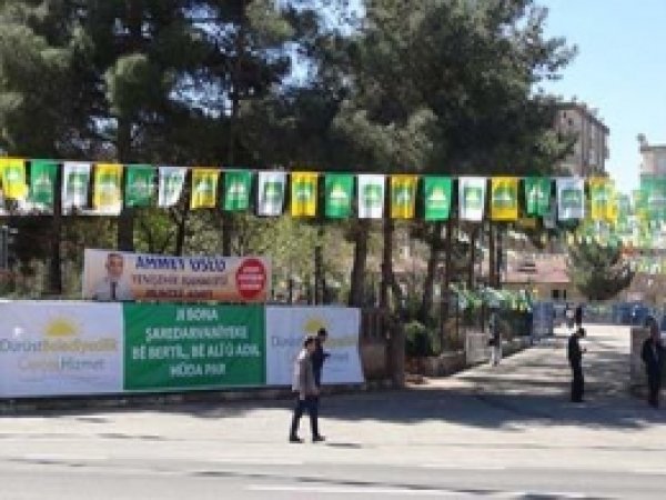 Mardin, HÜDA PAR'ın Mitingine Hazırlanıyor  