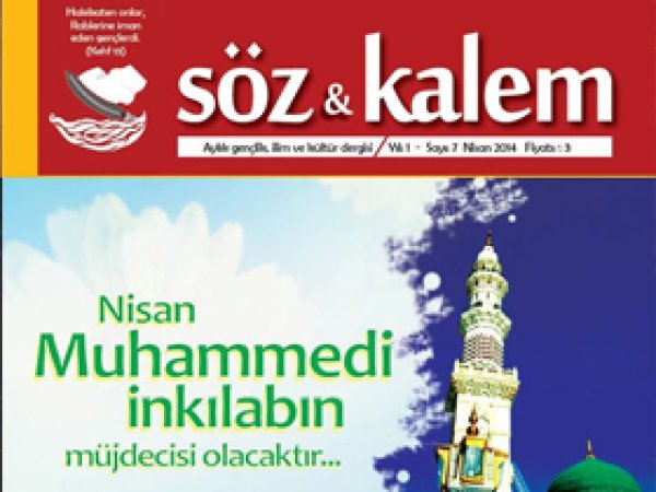 Söz&Kalem Dergisi Nisan Sayısı Çıktı 