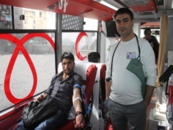 Van'da Kan Bağışı Kampanyası 