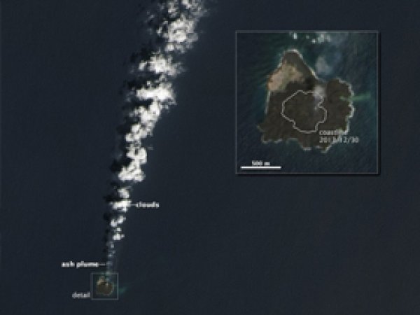 Büyük Okyanus'ta İki Volkanik Ada Birleşti 