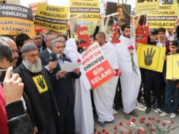 Bingöl'de Binler İdam Kararlarını Protesto Etti 