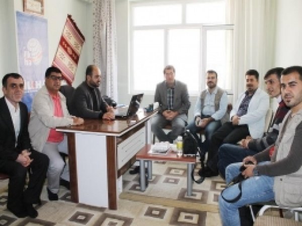 Mardin Basınından İLKHA'ya Ziyaret 