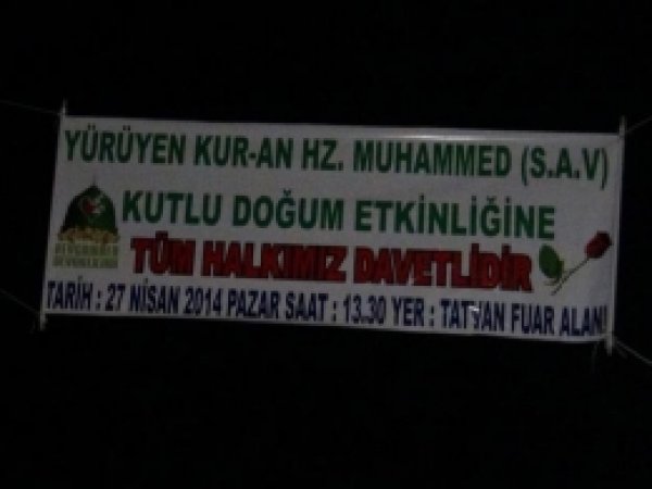 Tatvan'da 'Kutlu Doğum' Çalışmaları Başladı 