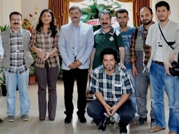 Basın Mensuplarından Kızıltepe Eşbaşkanlarına Ziyaret 