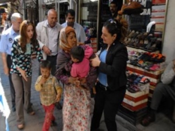Ergani'de Dilencilere Baskın 