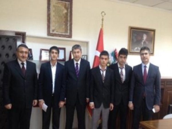 Ergani Kaymakamı Şampiyonları Kabul Etti 