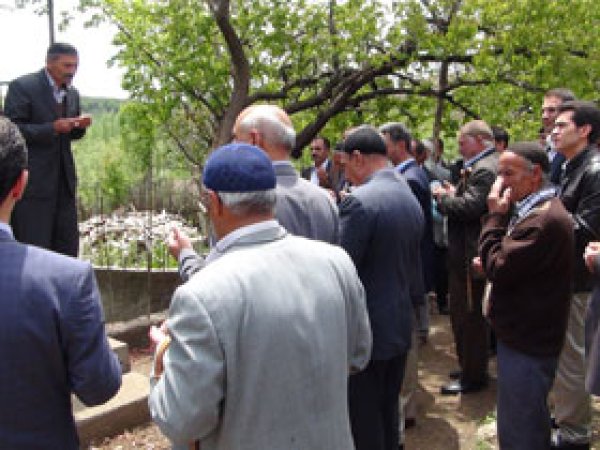 Mergan Köyünün Yeni  Camisi İbadete Açıldı 