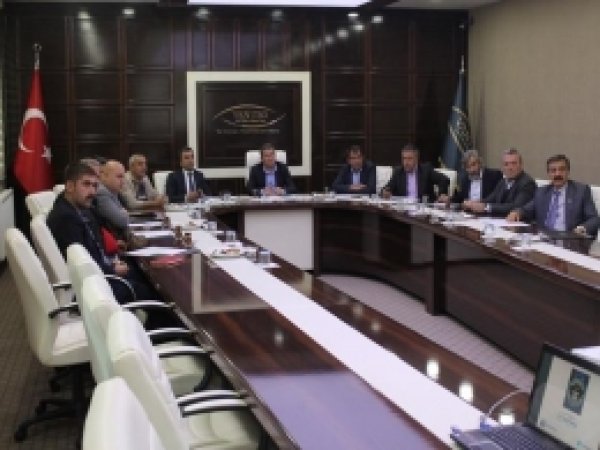 Van Ekonomi Konseyi Olağanüstü Toplandı 