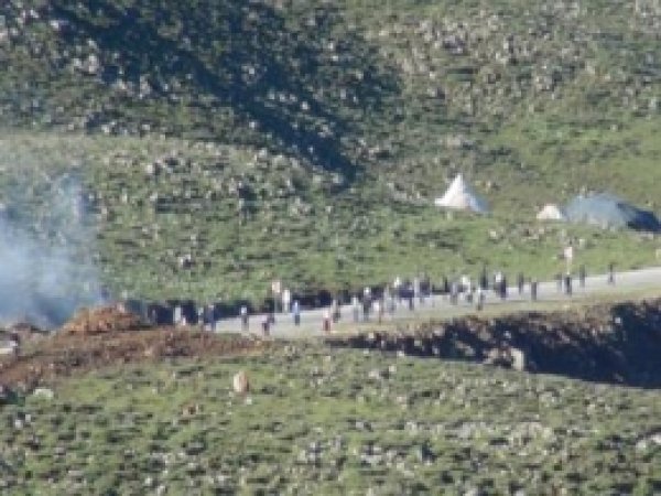 Kapatılan Yola Şafak Baskını 